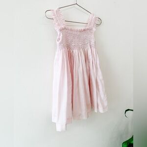 Smocked Vintage Toddler Dress - Blush - Size 2